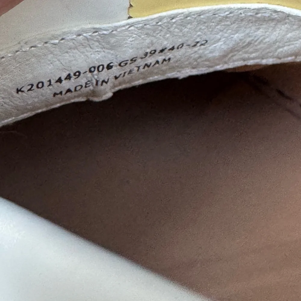 Camper Two-Tone Yellow, Black & Cream Kiltie Loafers - Picture 15 of 15